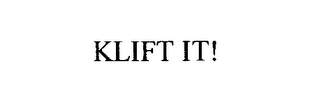 KLIFT IT! logo