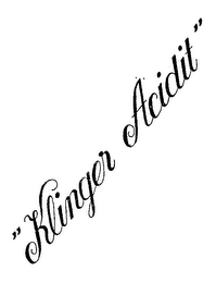 "KLINGER ACIDIT"