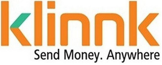 KLINNK SEND MONEY. ANYWHERE logo