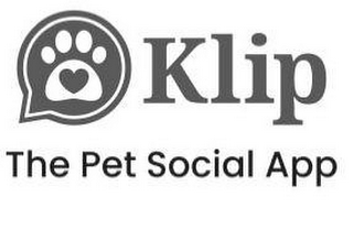 KLIP THE PET SOCIAL APP logo