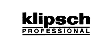 KLIPSCH PROFESSIONAL logo