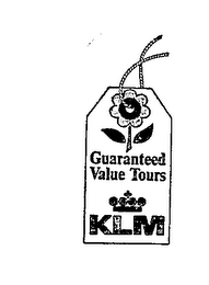 KLM GUARANTEED VALUE TOURS logo