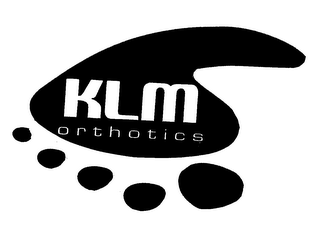 KLM ORTHOTICS logo