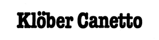 KLOBER-CANETTO logo