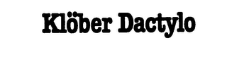 KLOBER DACTYLO logo