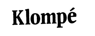 KLOMPE logo