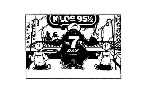 KLOS 95 1/2 THE 7TH DAY logo