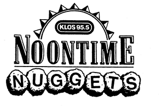 KLOS 95.5 NOONTIME NUGGETS logo