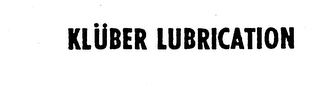 KLUBER LUBRICATION logo