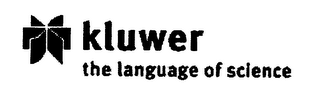 KLUWER THE LANGUAGE OF SCIENCE logo