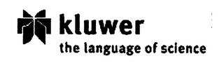 KLUWER THE LANGUAGE OF SCIENCE logo