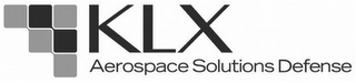 KLX AEROSPACE SOLUTIONS DEFENSE logo