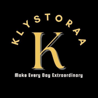 KLYSTORAA K MAKE EVERY DAY EXTRAORDINARY logo