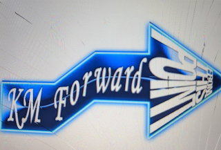 KM FORWARD FROM THIS POINT logo