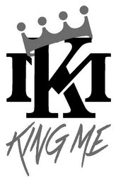 KM KING ME logo