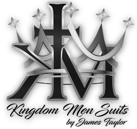 KM KINGDOM MEN SUITS BY JAMES TAYLOR logo