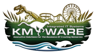 KM WARE INTEGRATED IT SYSTEMS INNOVATIVE SOLUTIONS FOR THE BUSINESS OF CREATING MEMORIES logo