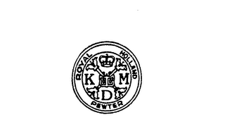 KMD ROYAL HOLLAND PEWTER logo
