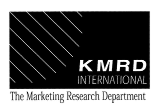 KMRD INTERNATIONAL THE MARKETING RESEARCH DEPARTMENT logo