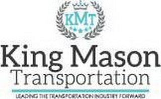 KMT KING MASON TRANSPORTATION, LEADING THE TRANSPORTATION INDUSTRY FORWARD. logo