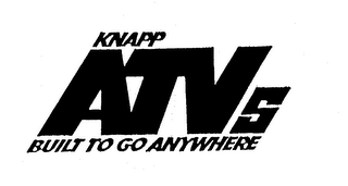 KNAPP ATVS BUILT TO GO ANYWHERE logo