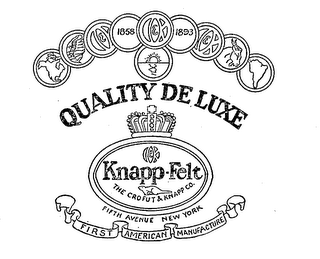 KNAPP-FELT QUALITY DE LUXE logo