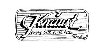 KNAUST EVERY BITE A DE LITE FINEST logo