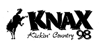 KNAX KICKIN' COUNTRY 98 logo