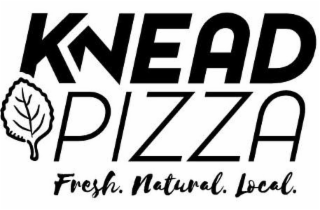 KNEAD PIZZA FRESH. NATURAL. LOCAL. logo