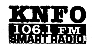 KNFO 106.1 FM SMART RADIO logo