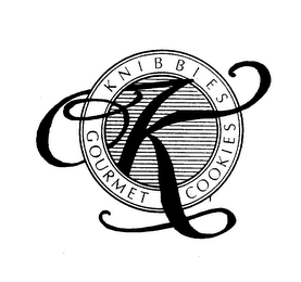 KNIBBLES GOURMET COOKIES K logo