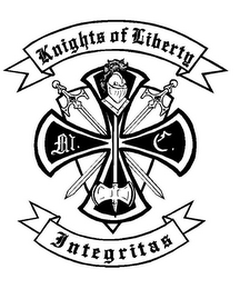 KNIGHTS OF LIBERTY M. C. INTEGRITAS logo