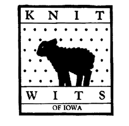 KNIT WITS OF IOWA logo