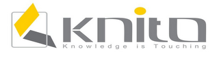 KNITO KNOWLEDGE IS TOUCHING logo