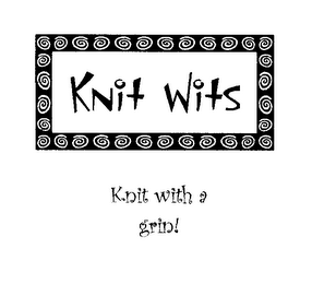 KNITS WITS KNIT WITH A GRIN logo
