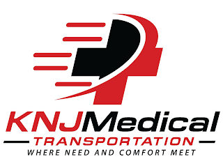 KNJMEDICAL TRANSPORTATION WHERE NEED AND COMFORT MEET logo