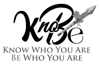 KNOBE KNOW WHO YOU ARE BE WHO YOU ARE logo