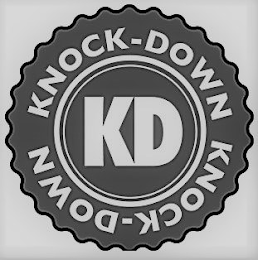 KNOCK-DOWN KD KNOCK-DOWN logo