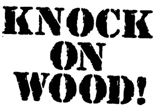 KNOCK ON WOOD! logo