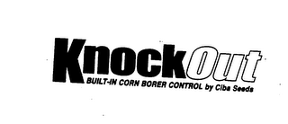 KNOCKOUT BUILT-IN CORN BORER CONTROL BY CIBA SEEDS logo