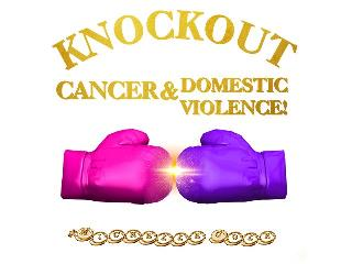 KNOCKOUT CANCER & DOMESTIC VIOLENCE! MICHELLE COLE logo