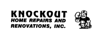 KNOCKOUT HOME REPAIRS AND RENOVATIONS, INC. KO logo