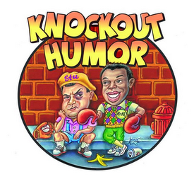 KNOCKOUT HUMOR STU ROBB. logo