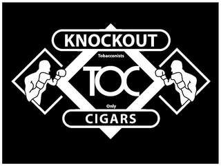 KNOCKOUT TOBACCONISTS TOC ONLY CIGARS logo