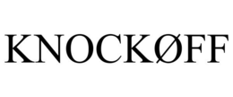 KNOCKØFF logo