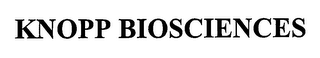 KNOPP BIOSCIENCES logo