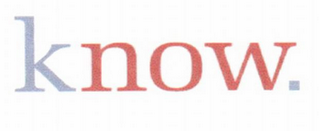 KNOW. logo