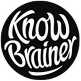 KNOW BRAINER logo