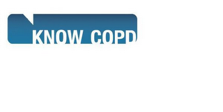 KNOW COPD logo