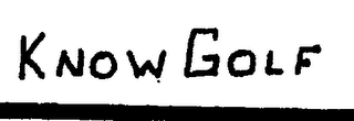 KNOW GOLF logo
